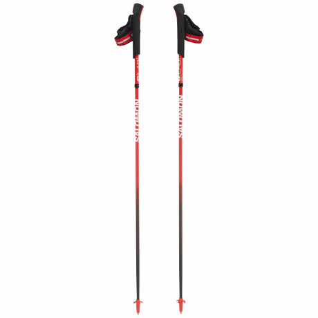 Salomon S/Lab Ultra Carbon Trail Running Poles - Fiery Red / Black