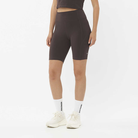 Salomon SHAKEout Bliss cuissard court 8 po pour femme live - Coffee Bean