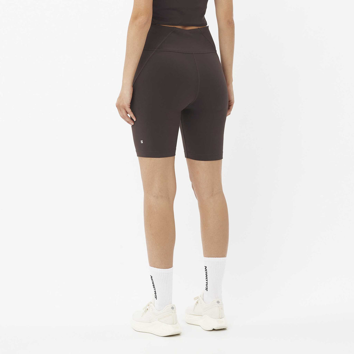 Salomon SHAKEout Bliss cuissard court 8 po pour femme dos - Coffee Bean