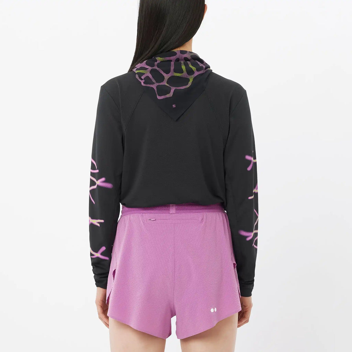 Salomon SHAKEout Core Graphic T-shirt à manches longues pour femme - Deep Black