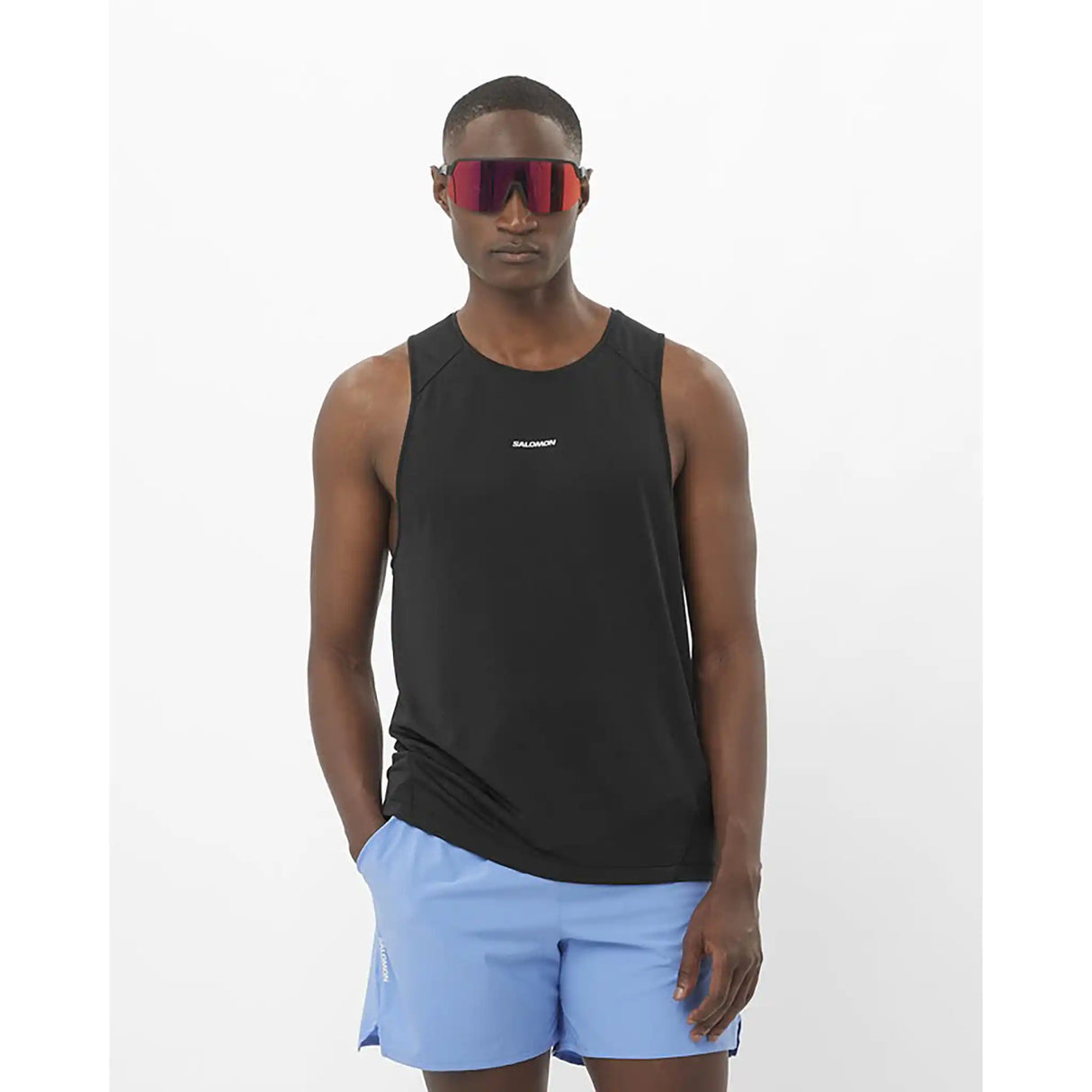 Salomon SHAKEout Core débardeur de course pour homme - Deep Black