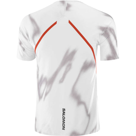 Salomon S/LAB Speed T-shirt de course à pied pour homme dos - White / Andorra