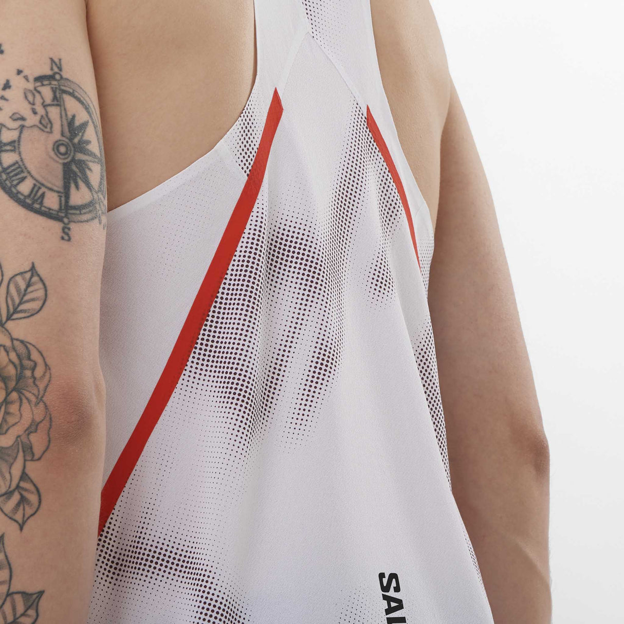 Salomon S/LAB Speed débardeur de course pour homme détails - White / Andorra