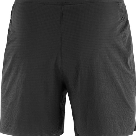 Salomon Sense Aero short de course à pied 5 po pour homme dos - Deep Black