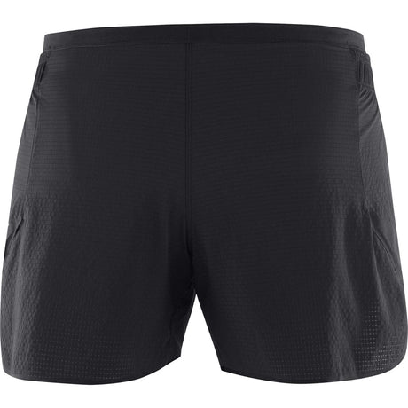 Salomon Sense Aero short de course à pied 5 po pour femme dos - Deep Black / Periscope