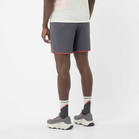 Salomon Sense Aero short de course à pied 7 po pour homme dos live - Castlerock