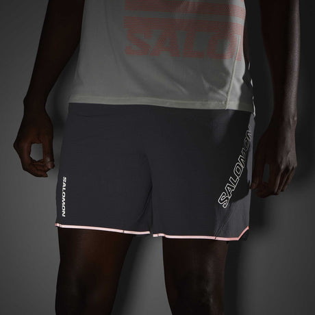 Salomon Sense Aero short de course à pied 7 po pour homme détails réfléchissants - Castlerock