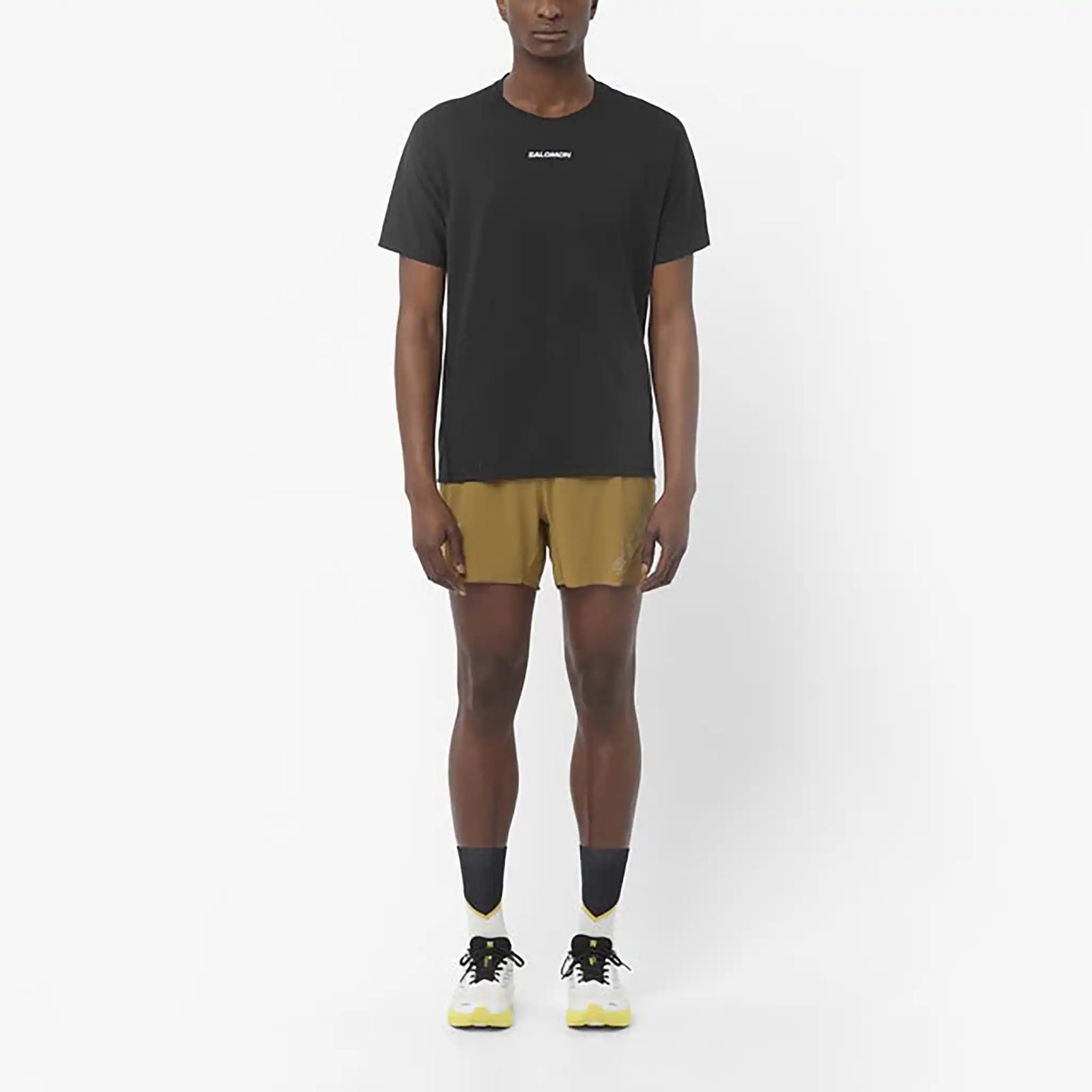 Salomon Sense Aero Graphic T-shirt à manches courtes pour homme - Deep Black / Black Beauty