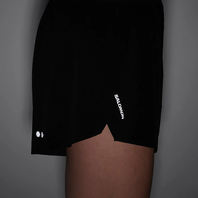 Salomon Sense Aero Stow short sport 4 pouces pour femme - Deep Black