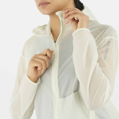 Salomon Women's Sense Aero Wind Jacket - Icicle