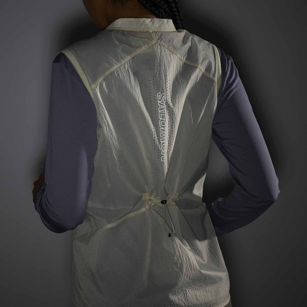 Salomon Women's Sense Aero Wind Vest - Icicle