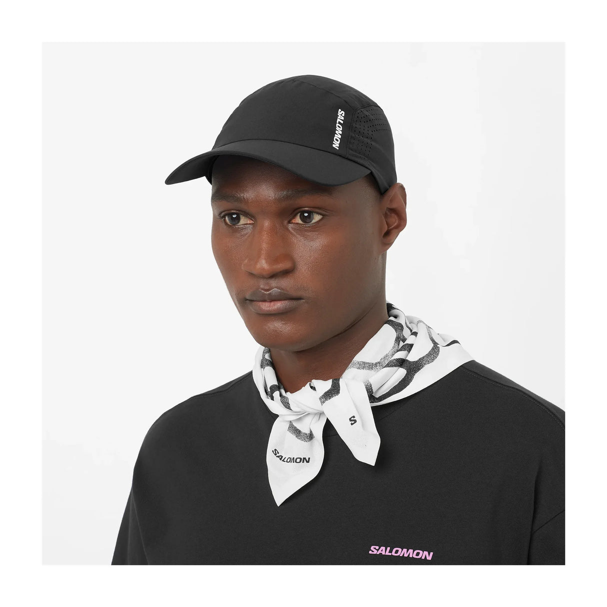 Casquette de course à pied Salomon Shakeout - Deep Black