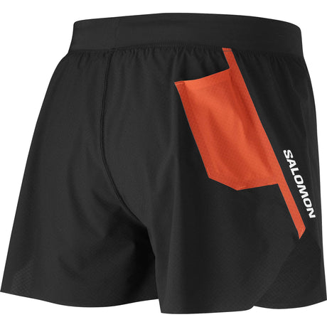 Salomon S/LAB Speed 3 po short de course à pied pour homme dos - Deep Black