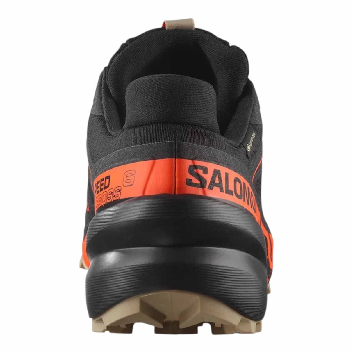 Salomon Speedcross 6 GTX Men's Trail Running Shoes - Black / Shocking Orange / White Pepper