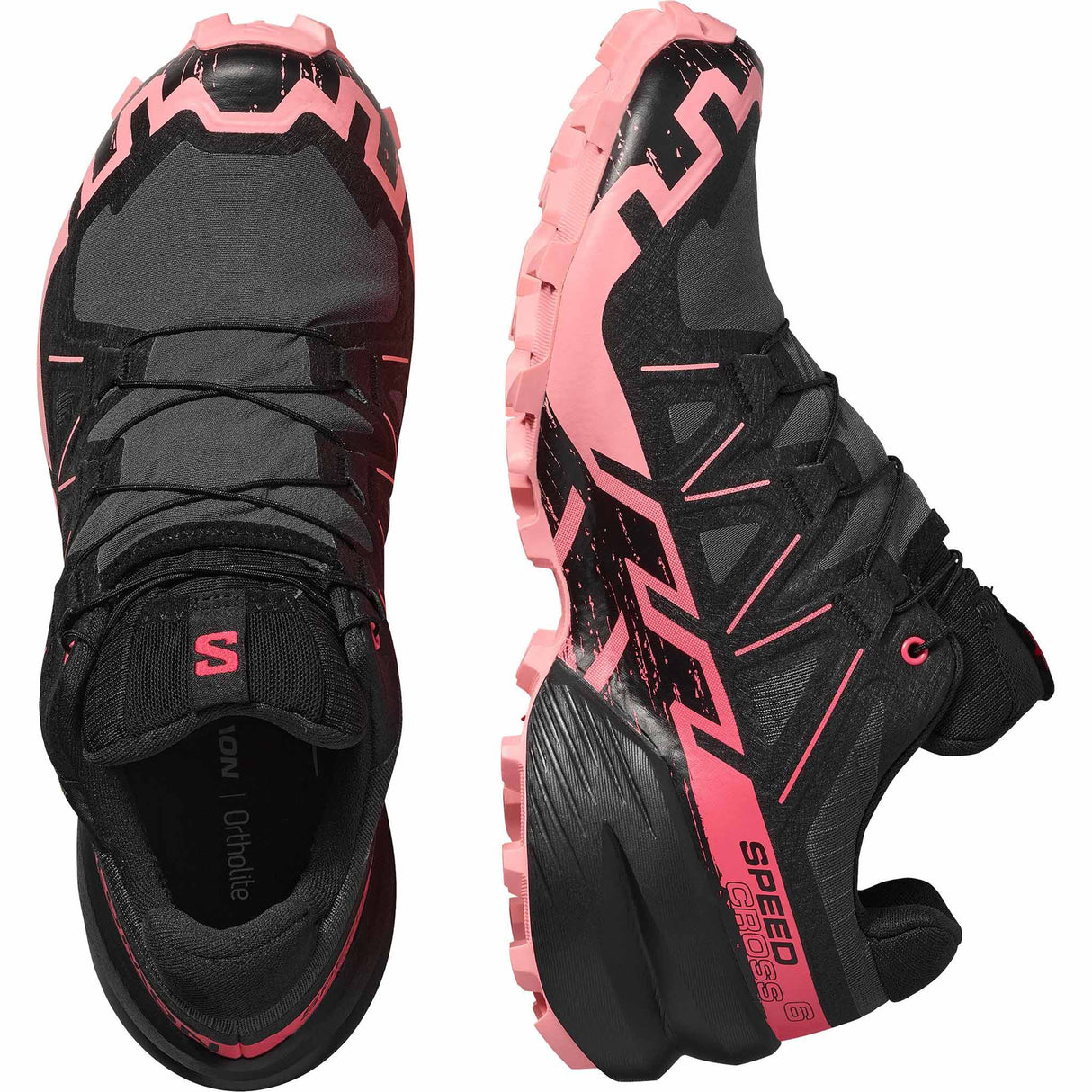 Salomon Speedcross 6 GTX Women's Trail Running Shoes - Nine Iron / Black / Flamingo Pink