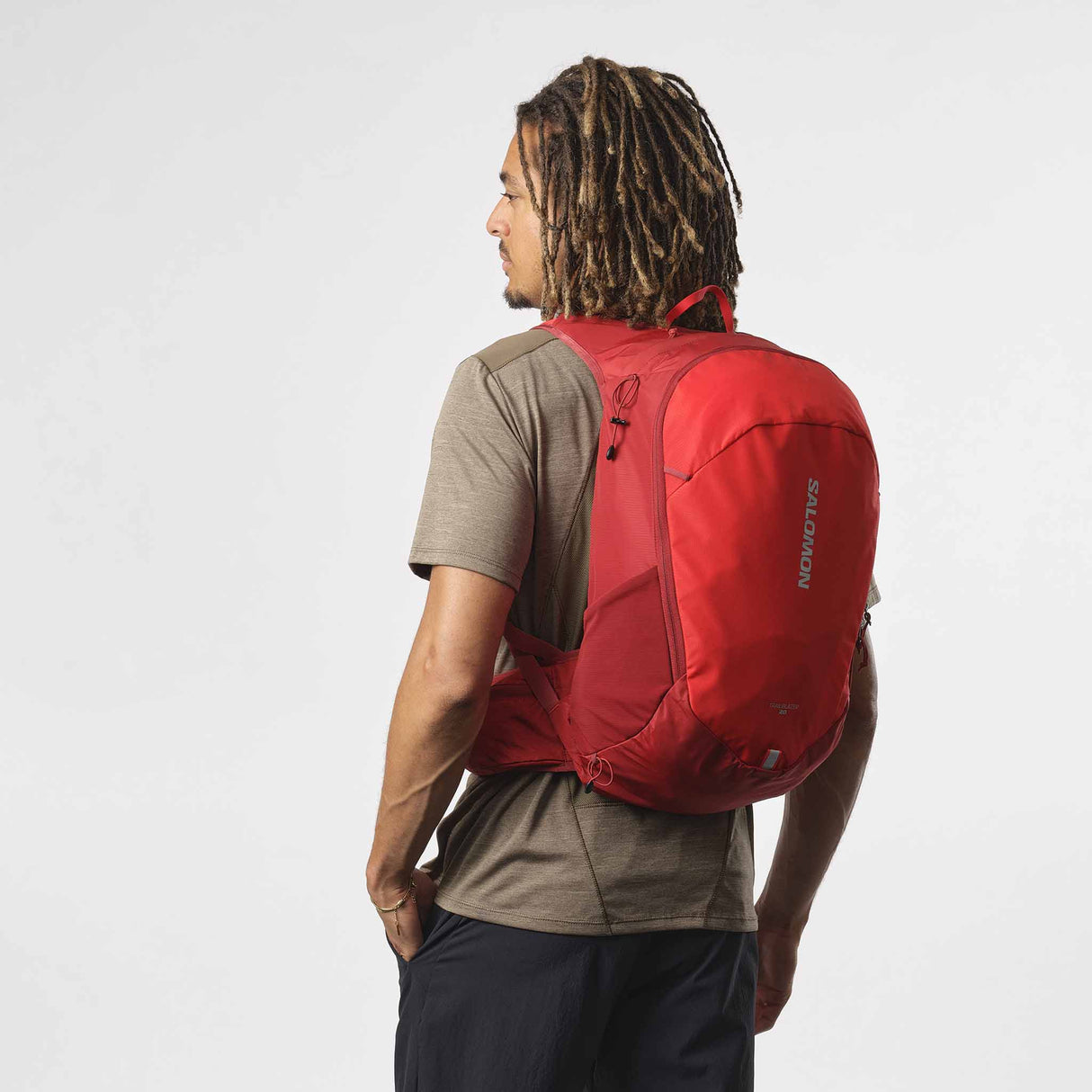 Salomon Trailblazer 20 Hiking Backpack - Red Dahlia / High Risk Red
