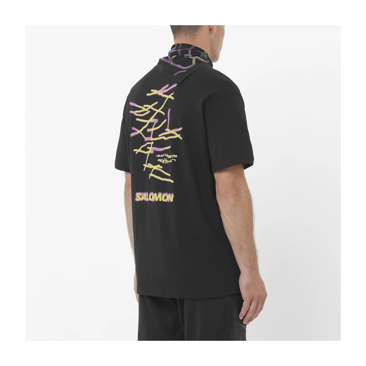 Salomon Wild Rays Graphic T-shirt à manches courtes pour homme - Deep Black