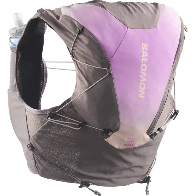 Salomon ADV Skin 12 Gradient veste d'hydratation de course pour femme - Iron / Shadow Gray / Iris Orchid
