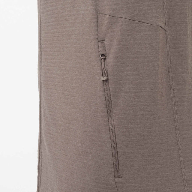 Salomon Salomon Essential Lightwarm Full Zip Midlayer chandail de course pour homme
