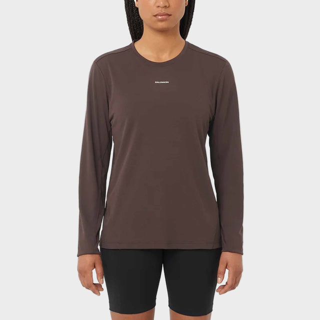 Salomon Salomon SHAKEout Core T-shirt manches longues de course à pied pour femme