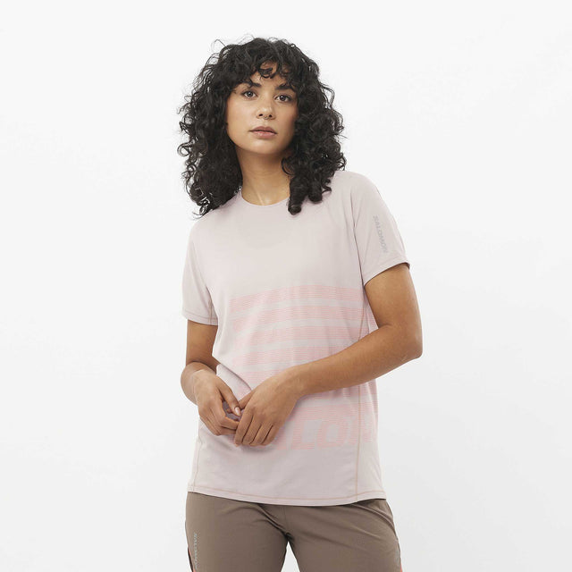 Salomon Salomon Sense Aero GFX T-Shirt à manches courtes pour femme