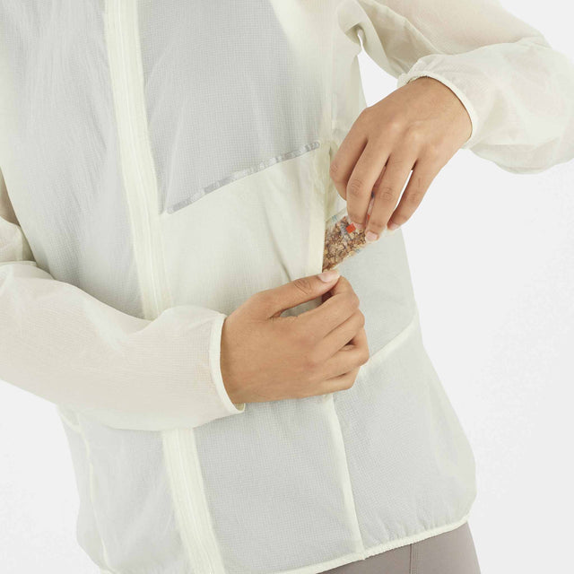Salomon Salomon Sense Aero Wind manteau coupe-vent de course à pied pour femme