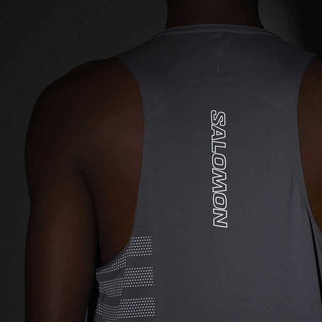 Salomon Salomon Sense Aero débardeur de course et entrainement pour homme