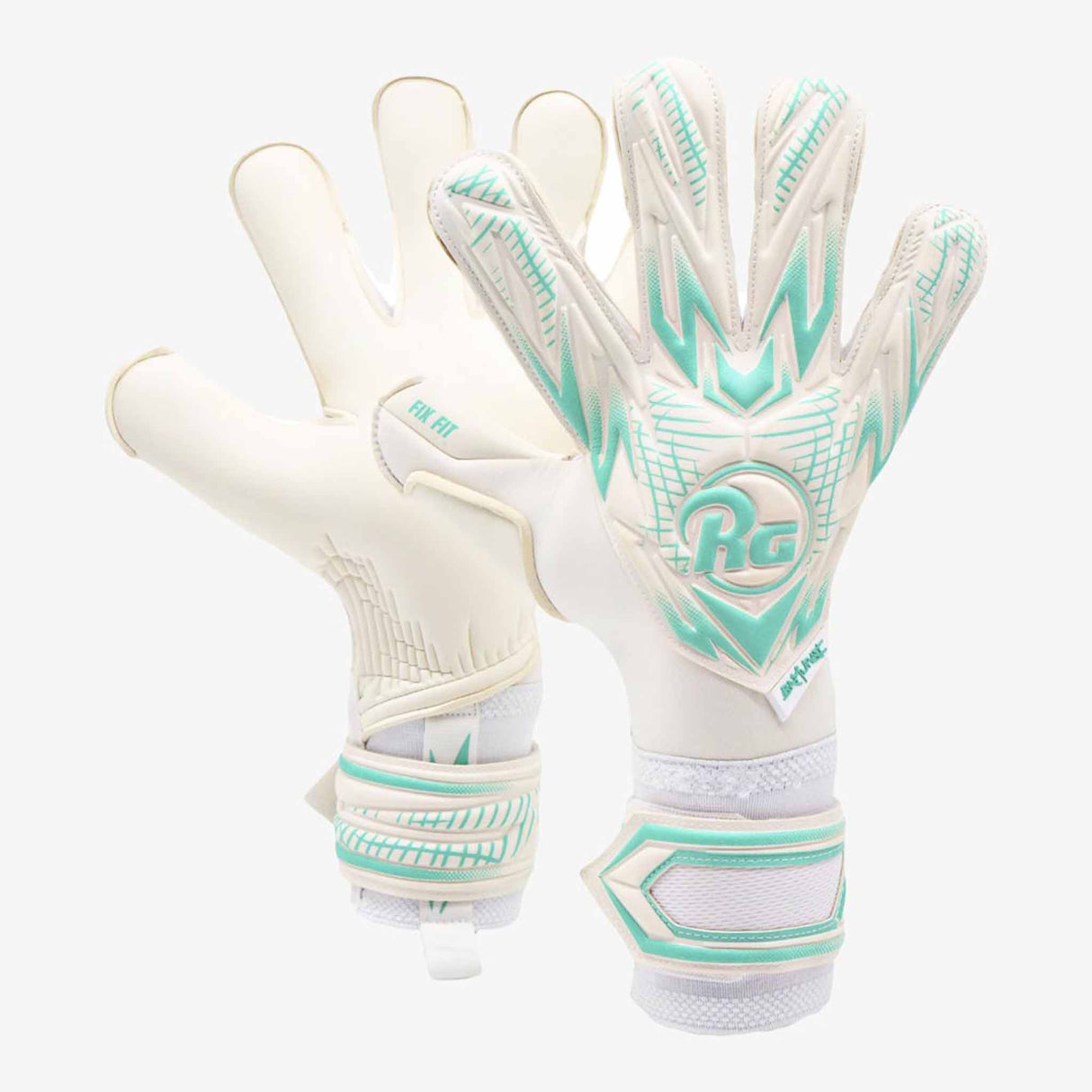 RG Goalkeeper Gloves Samurai - White / Mint Green