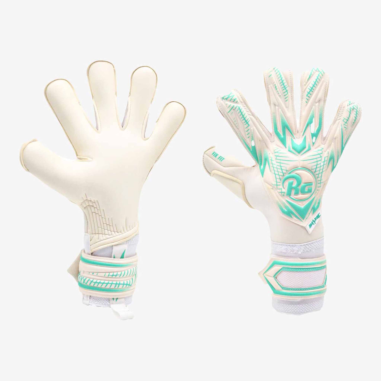 RG Goalkeeper Gloves Samurai - White / Mint Green