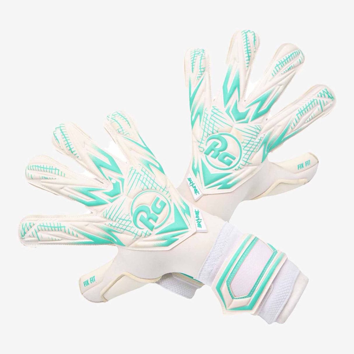 RG Goalkeeper Gloves Samurai - White / Mint Green