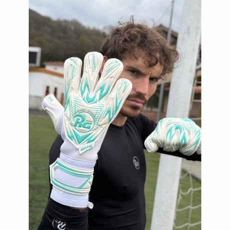 RG Goalkeeper Gloves Samurai - White / Mint Green