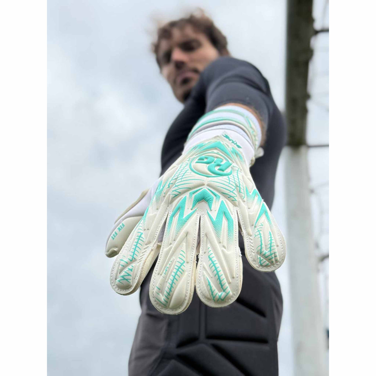 RG Goalkeeper Gloves Samurai - White / Mint Green