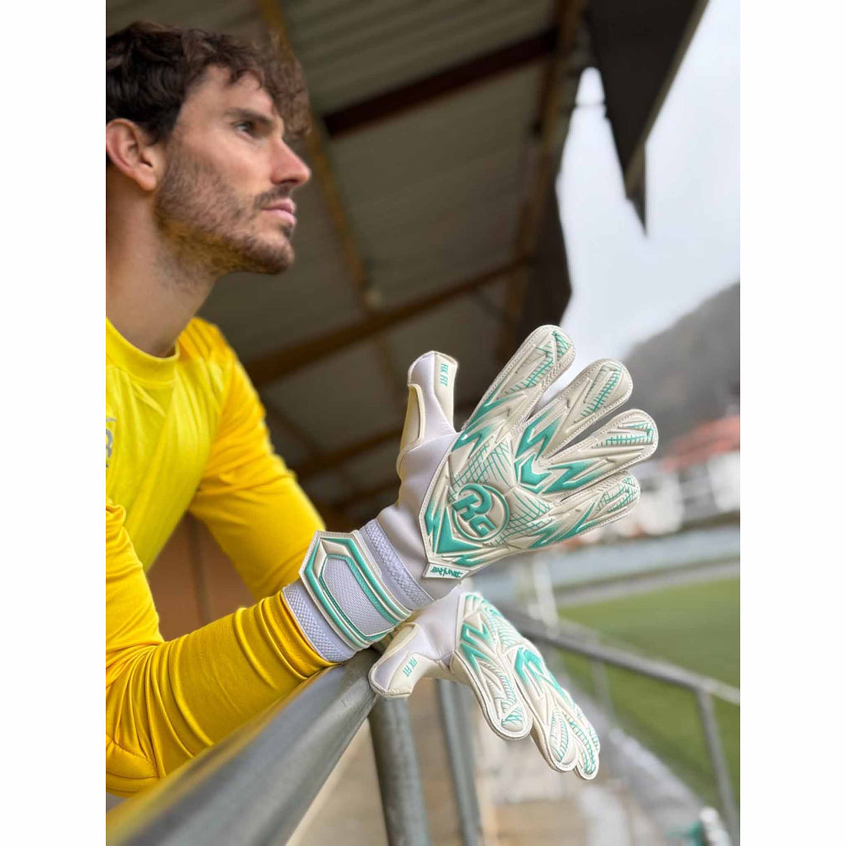 RG Goalkeeper Gloves Samurai - White / Mint Green