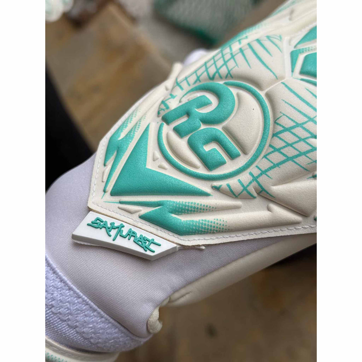 RG Goalkeeper Gloves Samurai - White / Mint Green