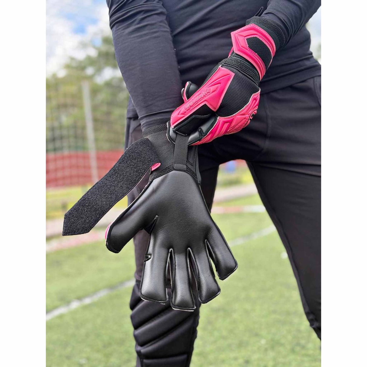 RG Goalkeeper Gloves Samurai Fusion - Pink / Black