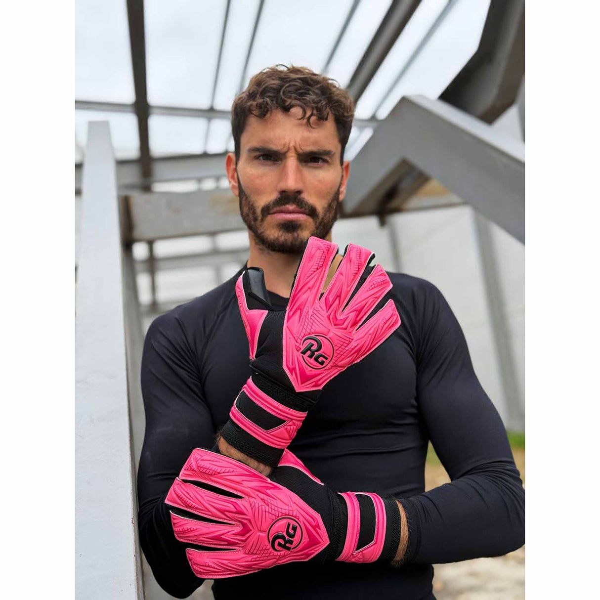 RG Goalkeeper Gloves Samurai Fusion - Pink / Black