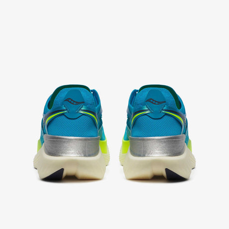 Saucony Endorphin Elite chaussures de course homme talons- ViziBlue / Citron