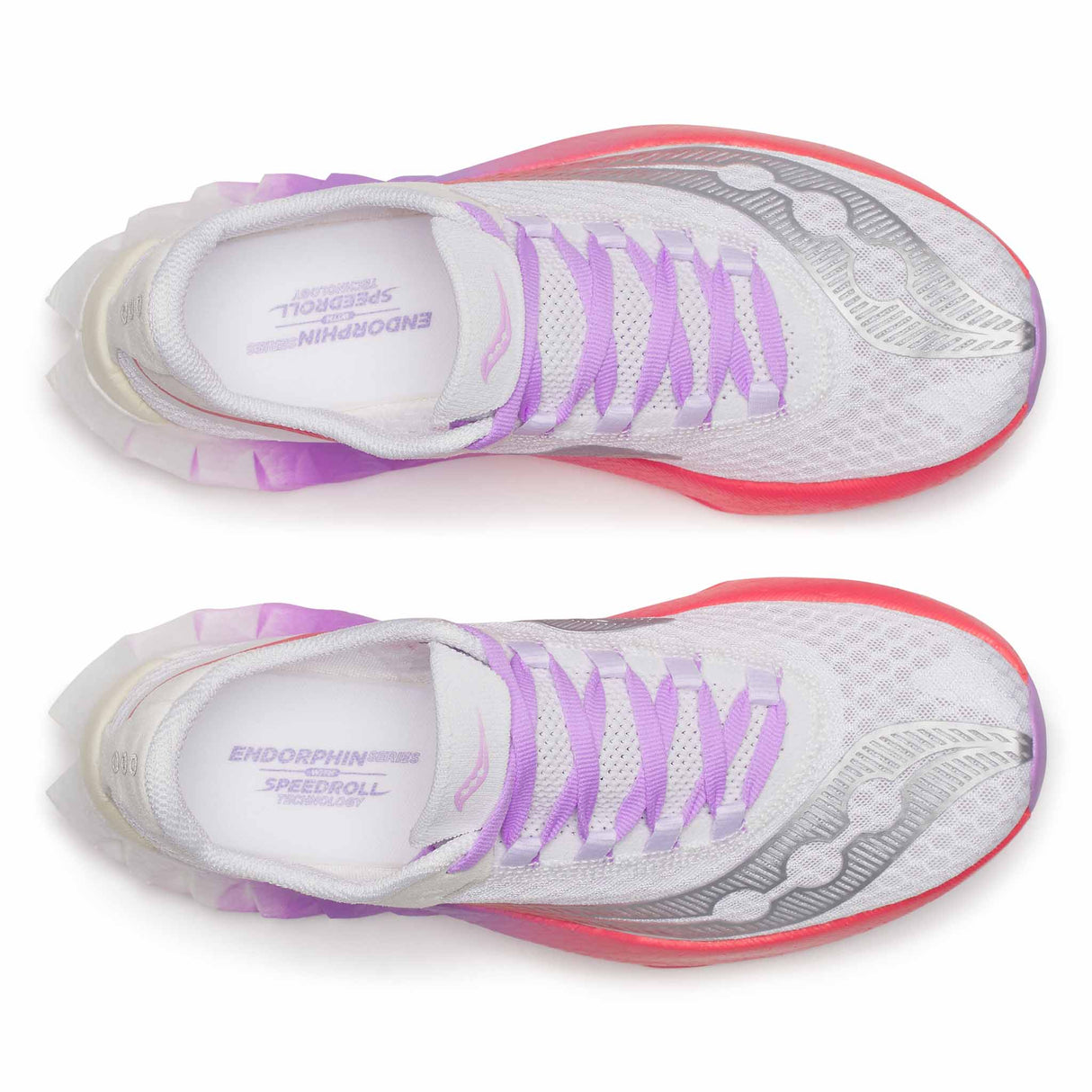 Saucony Endorphin Pro 4 Women's Running Shoes - White / Crocus