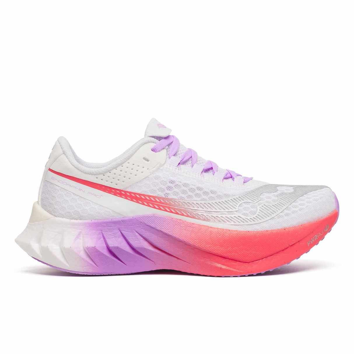 Saucony Endorphin Pro 4 Women's Running Shoes - White / Crocus