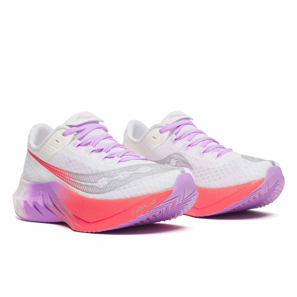 Saucony Endorphin Pro 4 Women's Running Shoes - White / Crocus