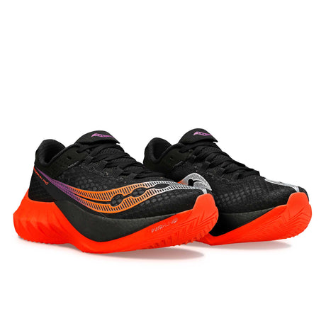 Saucony Endorphin Pro 4 souliers de course femme paire - Black / Vizired