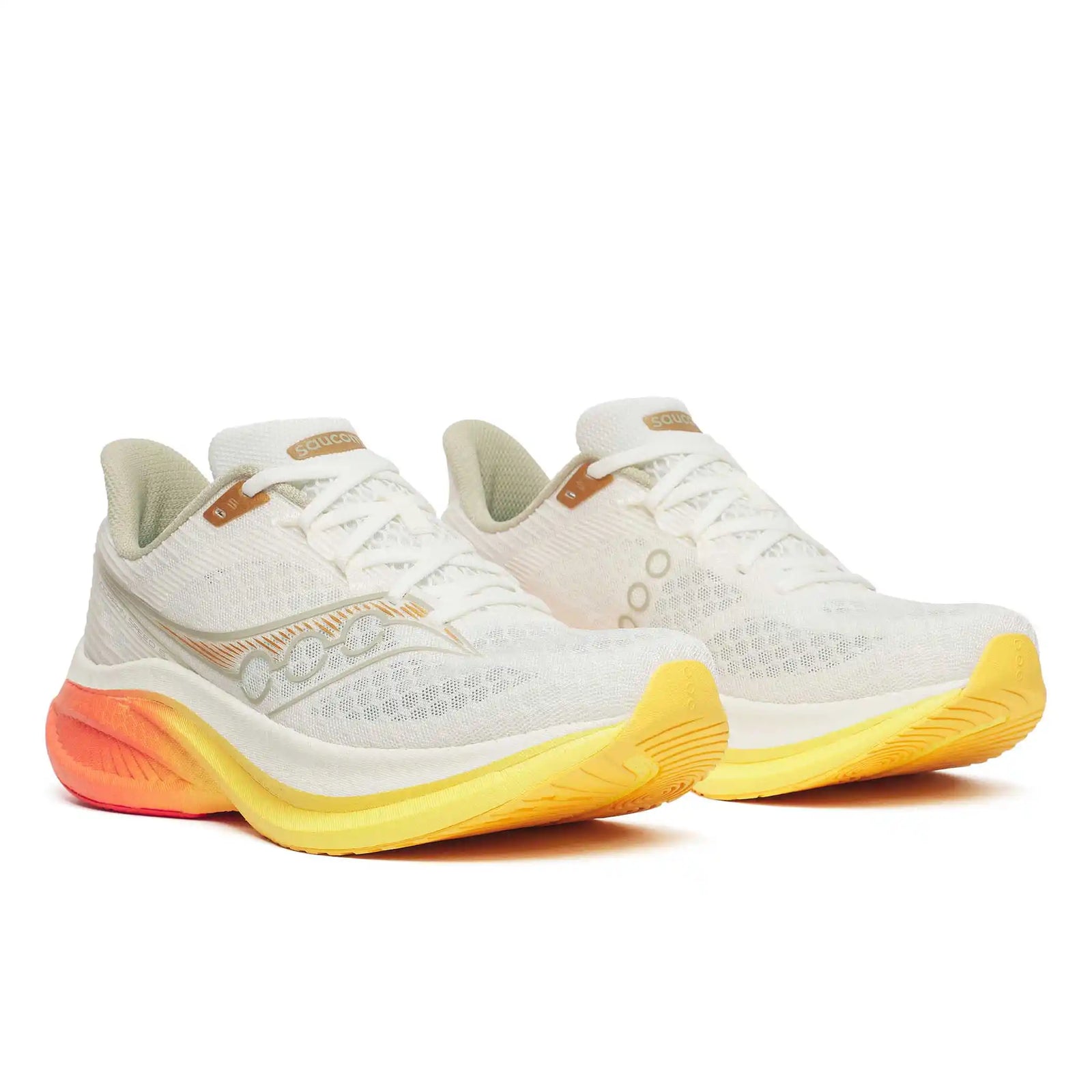 Saucony Endorphin Speed 5 chaussures de course pour homme - Ivory / Fire