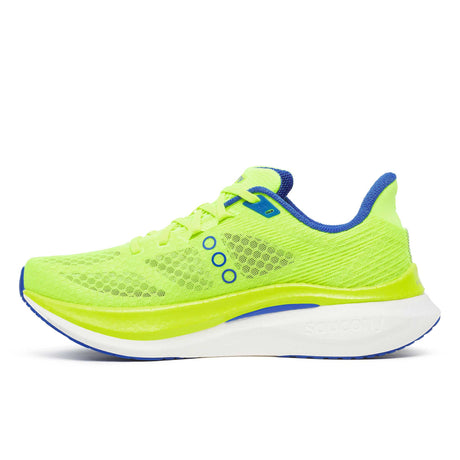 Saucony Endorphin Speed 5 souliers de course homme lateral - Citron / Lapis