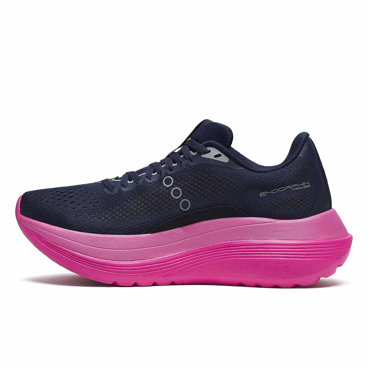 Saucony Endorphin Trainer Women's Running Shoes - Navy / Fuchsia