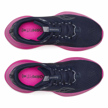 Saucony Endorphin Trainer Women's Running Shoes - Navy / Fuchsia