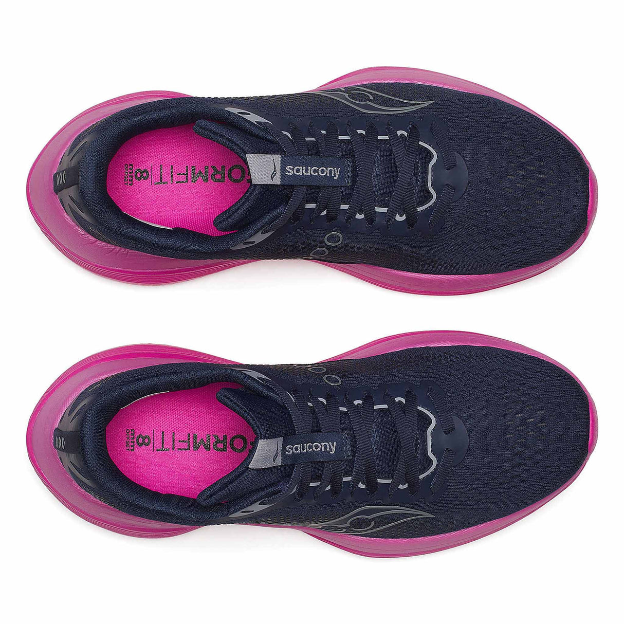 Saucony Endorphin Trainer Women's Running Shoes - Navy / Fuchsia