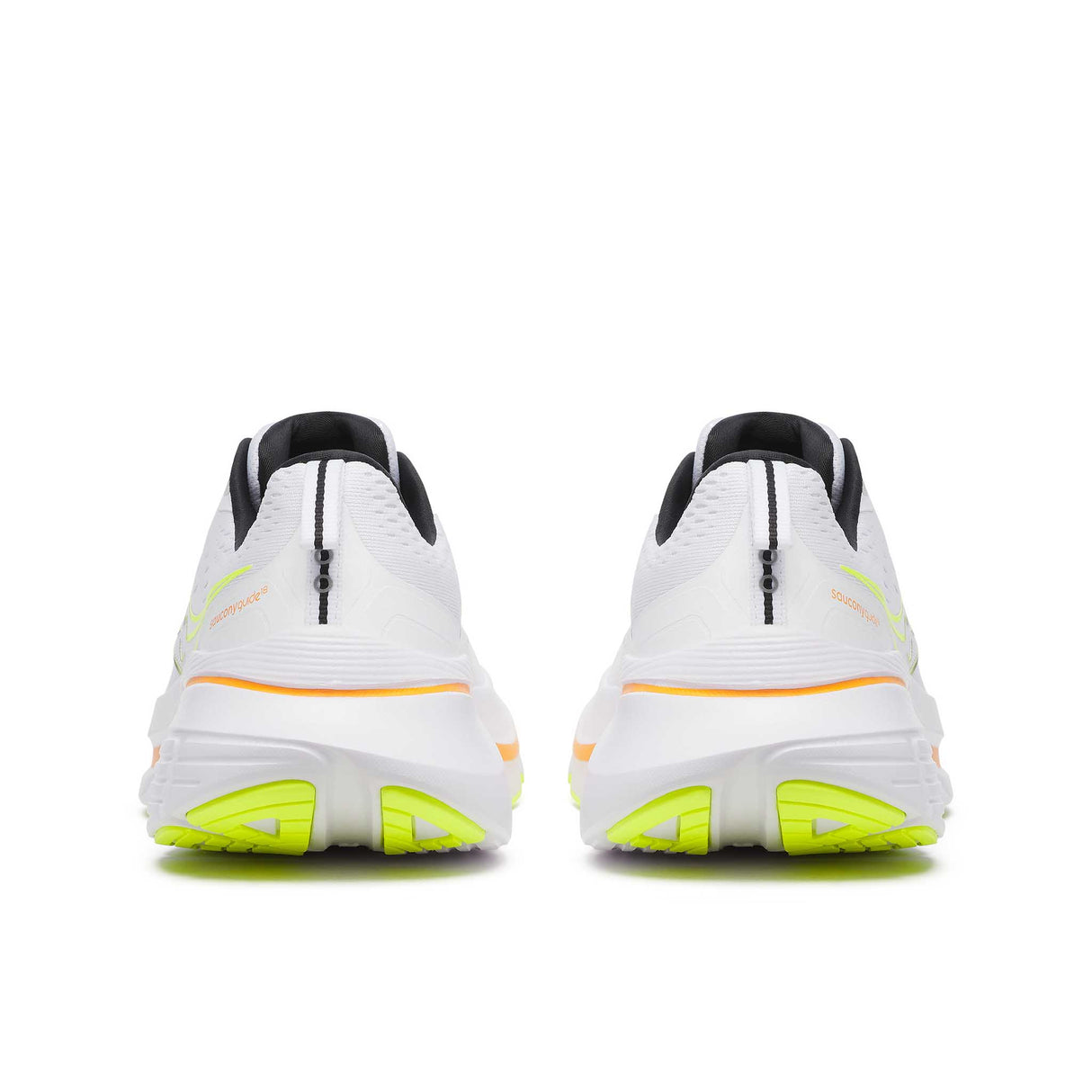 Souliers de course Saucony Guide 18 homme talon - White / Peel