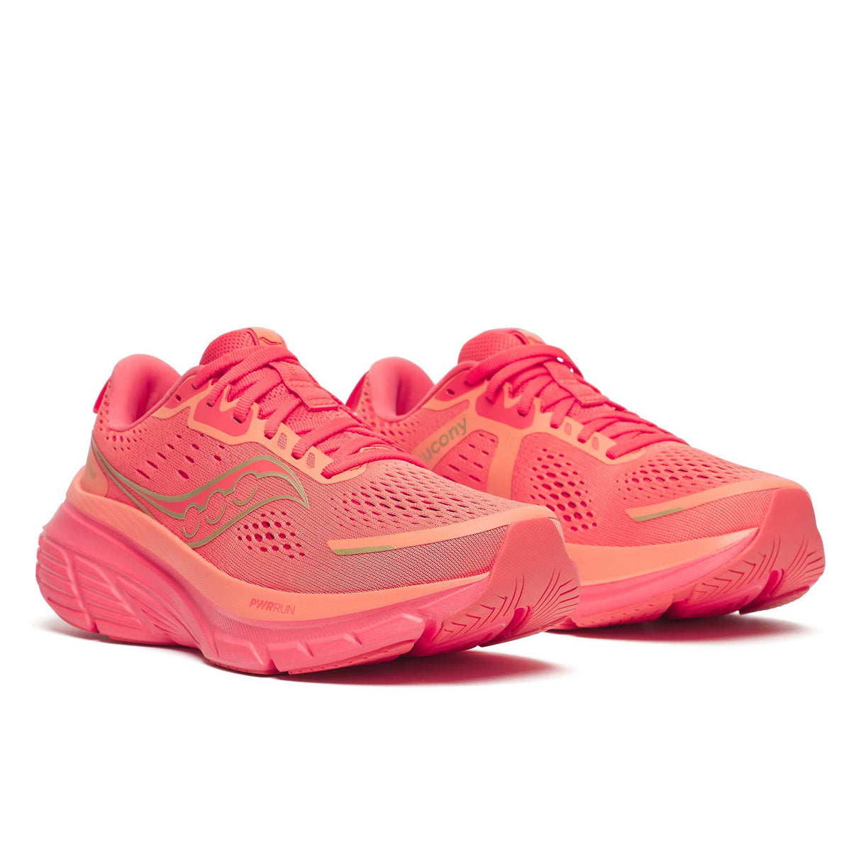 Souliers de course Saucony Guide 18 femme paire - Salmon / Coral