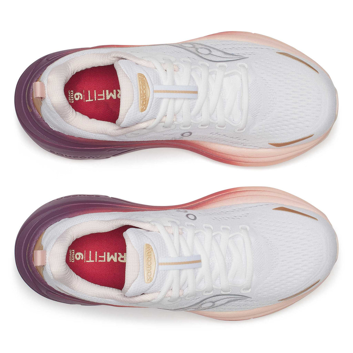 Saucony Hurricane 25 souliers de course femme empeigne - White / Cameo
