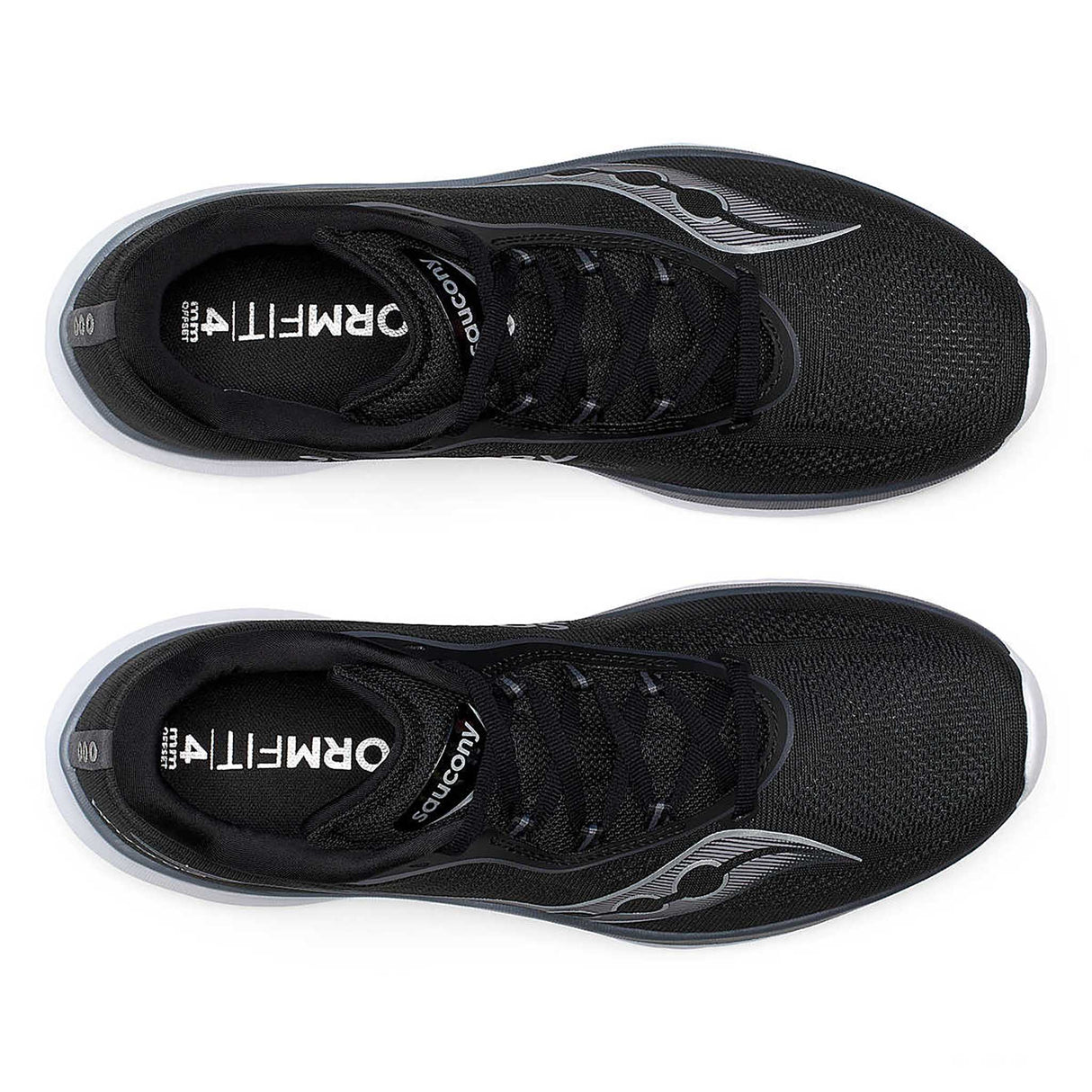 Saucony Kinvara 15 souliers de course homme empeigne - black / white